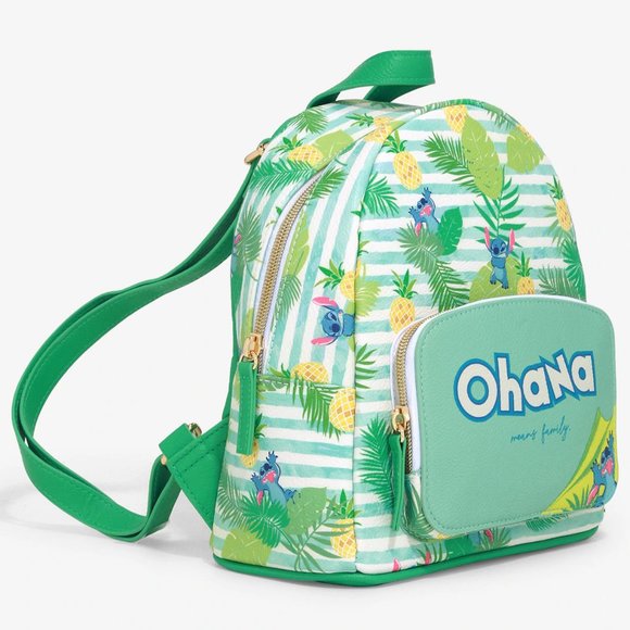 NWT Hot Topic Exclusive Dani Nicole Lilo and Stitch Ohana Mini Backpack